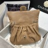 Chanel vintage beige flap bag