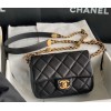 Chanel 22A Mini Caviar Black Flap Bag