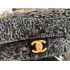 Chanel 21A Jewel Chain Black Velvet Bag