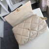Chanel 19 Flap Large Bag Beige