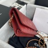 Chanel WOC Caviar Leather in Red