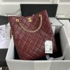 Chanel shopping bag Burgundy