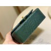 Chanel Classic Green Python Mini Bag