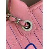 Chanel Deauville Pink Stripes 2WAY Shopping Bag