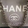 Chanel Brown Canvas Large Deauville Shopping Bag A68046 VS02718