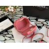 Chanel Lambskin Small Vanity Case AS2630 Pink