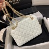 Chanel Calfskin Chain CC Accordion Shoulder Bag AS1751