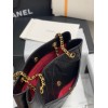 Chanel shopping bag calfskin gold hardware