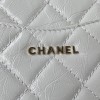 Chanel mini flap bag new white AS2892