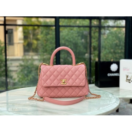 Chanel Coco Handle pink 24cm