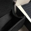 Chanel Grained Calfskin Boy Bag with Top Handle Black A14041 VS03895