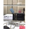 Chanel Grained Calfskin Wallet Charm WOC Black