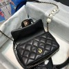 Chanel pearl chain flap bag