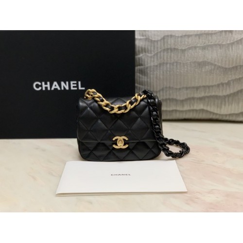 Chanel 19 mini black bag