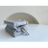 Chanel Vanity Case Calfskin Gray Bag