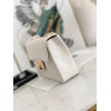 Chanel CF flapbag white 24k gold hardware large bag