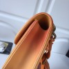 Chanel Flap Grained Calfskin Bag Orange AS0062