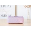 Chanel handle mini flap bag purple colorful 20cm