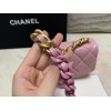 Chanel 19 mini pink bag