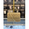 Chanel New Trendy Brown CC Flap Top Handle Bag