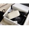 Chanel Vantiy Case White Caviar Leather Bag