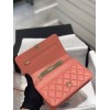 Chanel woc small handle orange bag