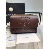 Chanel Flap Bag Large Red Gold Hardware 33cm