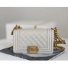 Chanel Samll Leboy Caviar Leather in White