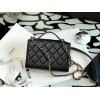 Chanel Lambskin & Gold Metal Mini Flap Bag