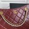 Chanel shopping bag Burgundy