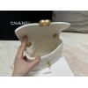 Chanel 19 mini white bag