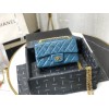 Chanel Quilted Calfskin Small 2.55 A37586 Blue