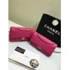 CHANEL 1112 Rose Red Medium Size 2.55 Lambskin Leather Flap Bag With Gold/Silver Hardware