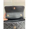 Chanel Trendy CC Flap Top Handle Bag with Gold Hardware