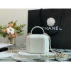 Chanel Lambskin Small Vanity Case AS2630 White