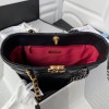 Chanel 22B tote 19 black lampskin bag