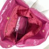 Chanel pink leather tote shopping large bag