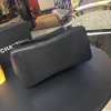 Chanel Quilted Calfskin Shopping Tote Bag Black