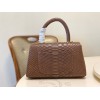 Chanel Coco Brown Python Mini Bag