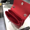 Chanel Trendy CC Red V Quilter Top Handle Bag