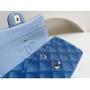 Chanel classic flap blue denim 25cm bag