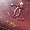 Chanel black medium size 25 cm caviar black gold