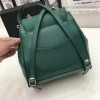 Chanel Grained Calfskin Backpack Green A93748 VS03992