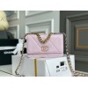 Chanel Quilted 19 Wallet on Chain WOC Pink 2019
