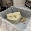 Chanel New Heart Shaped Bag AS2060 Cream