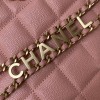 Chanel small tote bag pink leather AS3223