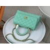 Chanel Coco Handle Mint Large Caviar Bag
