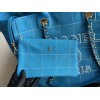 Chanel 2023 Maxi Shopping Tote Blue Bag