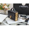 Chanel Lambskin & Gold Metal Mini Flap Bag