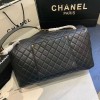 Chanel Flap Travel Bag in Gold Black